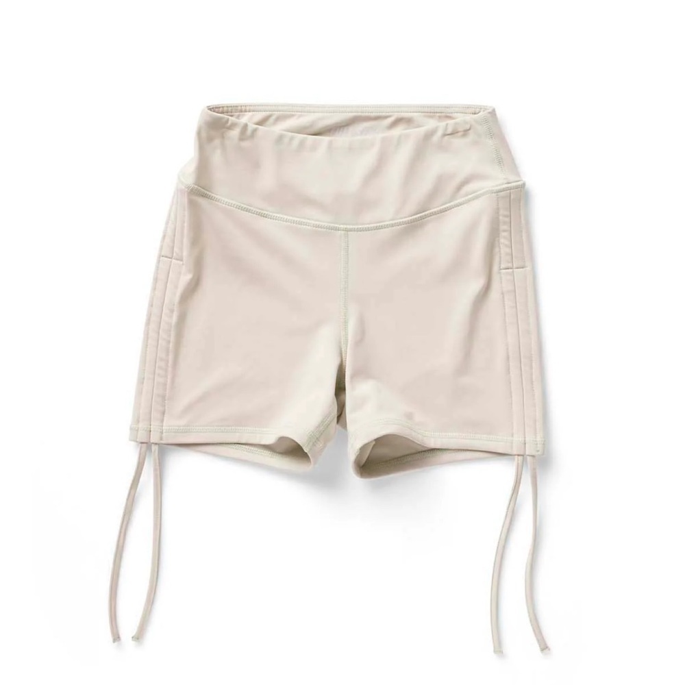 Full Send Nelk Boys‎ Drawstring Shorts Activewear Athleisure Beige - Picture 4 of 5